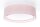 Deckenleuchte Stoff Rosa E27 Ø50 cm rund gemütlich