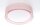 Deckenleuchte Stoff Rosa E27 Ø50 cm rund gemütlich