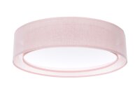 Runde Deckenlampe Stoff Rosa E27 &Oslash;60 cm blendarm