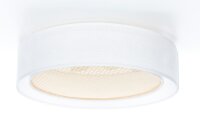 Deckenleuchte Stoff Weiß Gold E27 Ø50 cm...