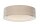 Runde Deckenlampe Stoff Braun Gold E27 Ø60 cm blendarm