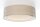 Runde Deckenlampe Stoff Braun Gold E27 Ø60 cm blendarm