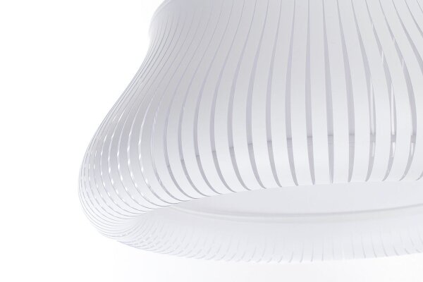 Hängelampe Weiß E27 Ø30 cm rund blendarm gemütlich