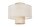 Runde Hängelampe Stoff Cremebeige E27 Ø35 cm blendarm