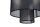 Hängelampe Stoff Schwarz Weiß E27 Ø35 cm blendarm