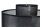 Hängelampe Stoff Schwarz Weiß E27 Ø35 cm blendarm