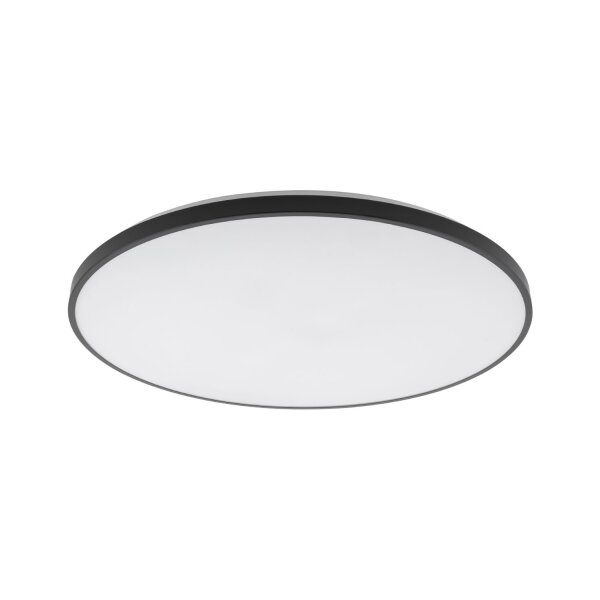 LED Deckenleuchte Stahl Schwarz 4000 K IP44 rund