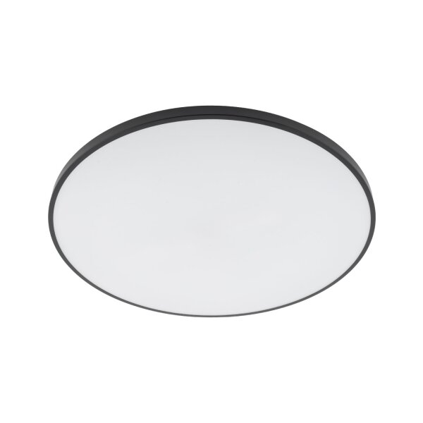 LED Deckenleuchte Stahl Schwarz 4000 K IP44 rund