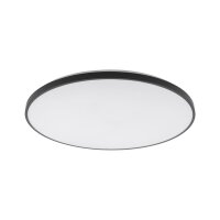 LED Deckenleuchte Stahl Schwarz 4000 K IP44 rund