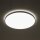 LED Deckenlampe Stahl Weiß 3000 K Modern IP44 rund