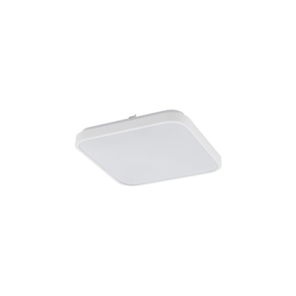 LED Deckenlampe Weiß 3000 K Stahl IP44 B:33 cm blendarm