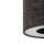 Deckenlampe Stahl Stoff Schwarz E27 B:23 cm rund