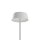 LED Akku Tischleuchte Alu Weiß 10 h IP54 3000 K H:32 cm