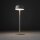 LED Akku Tischleuchte Alu Weiß 10 h IP54 3000 K H:32 cm
