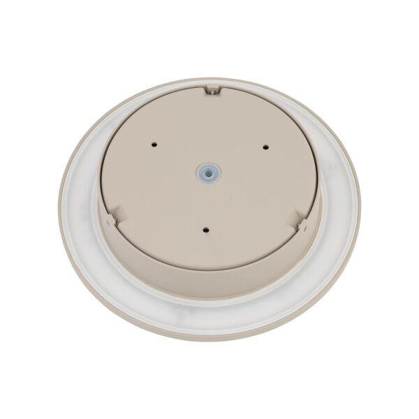 LED Außenwandleuchte Beige Alu IP54 3000 K B:24 cm