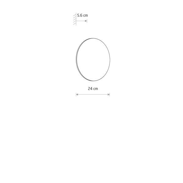 LED Außenwandleuchte Beige Alu IP54 3000 K B:24 cm