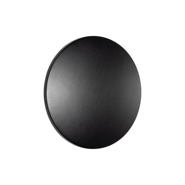 LED Wandleuchte Schwarz Aluminium IP54 3000 K B:18 cm