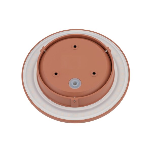 LED Außenwandleuchte Aluminium Terrakotta IP54 3000 K