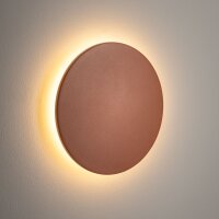 LED Außenwandleuchte Aluminium Terrakotta IP54 3000 K