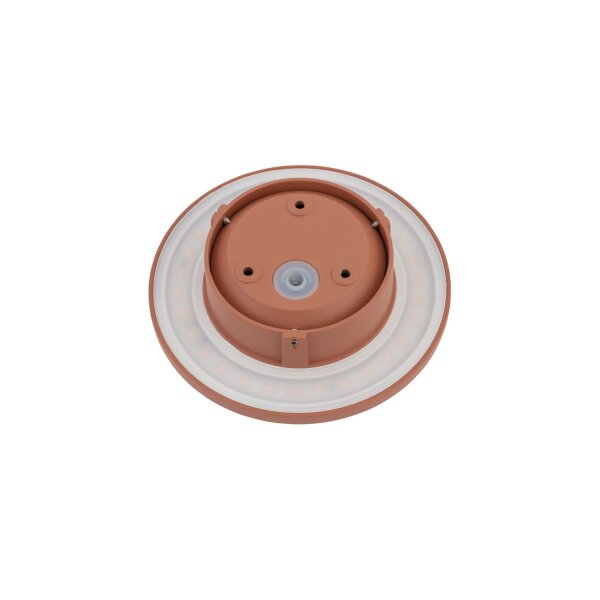 LED Wandleuchte Terrakotta IP54 3000 K B:13 cm Alu