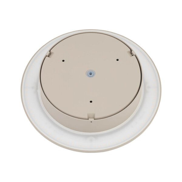 LED Außenwandlampe Beige IP54 3000 K B:30 cm Aluminium