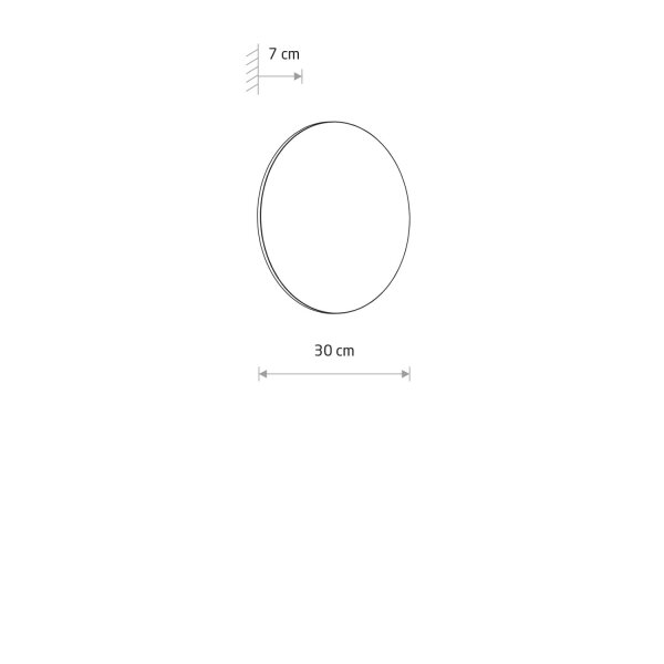LED Außenwandlampe Beige IP54 3000 K B:30 cm Aluminium