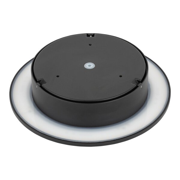 LED Wandlampe Außen Schwarz IP54 3000 K B:30 cm Alu