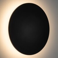 LED Wandlampe Außen Schwarz IP54 3000 K B:30 cm Alu