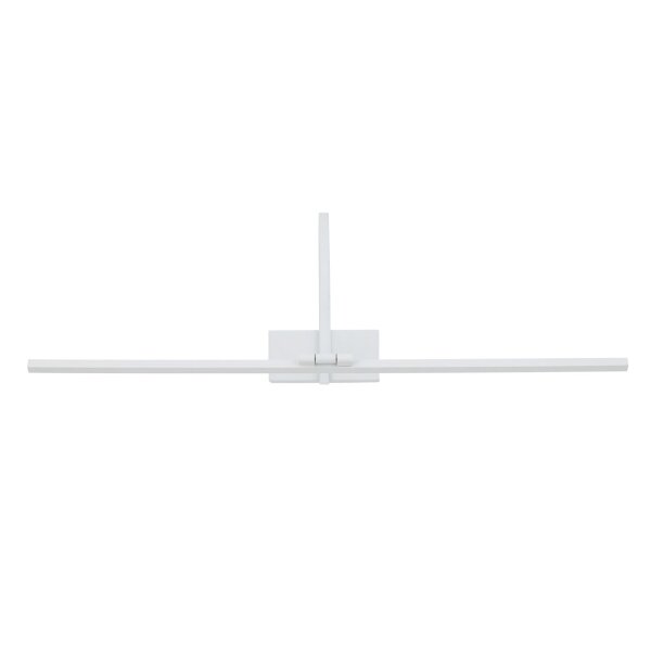 LED Bilderlampe Aluminium Weiß 3000 K 59 cm lang