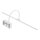 LED Bilderlampe Aluminium Weiß 3000 K 59 cm lang