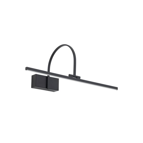 LED Bilderlampe Aluminium Schwarz 3000 K 45 cm lang