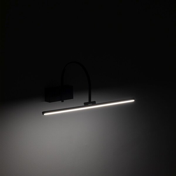 LED Bilderlampe Aluminium Schwarz 3000 K 45 cm lang