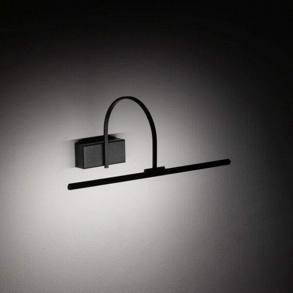 LED Bilderlampe Aluminium Schwarz 3000 K 45 cm lang