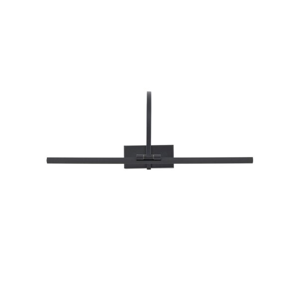 LED Bilderlampe Aluminium Schwarz 3000 K 45 cm lang