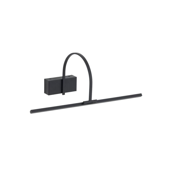 LED Bilderlampe Aluminium Schwarz 3000 K 45 cm lang