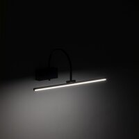LED Bilderlampe Aluminium Schwarz 3000 K 45 cm lang