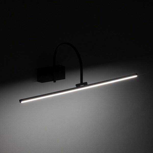 LED Bilderleuchte Aluminium Schwarz 3000 K L:59 cm