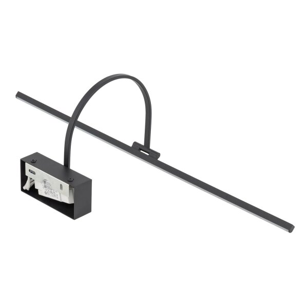 LED Bilderleuchte Aluminium Schwarz 3000 K L:59 cm