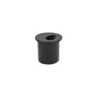 LED Einbauleuchte Schwarz Aluminium IP54 3000 K B:8 cm