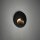 LED Einbauleuchte Schwarz Aluminium IP54 3000 K B:8 cm