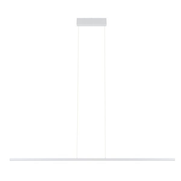 LED Hängelampe Alu Stahl Weiß 3000 K 150 cm lang