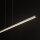 LED Hängelampe Alu Stahl Weiß 3000 K 150 cm lang