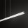 LED Pendelleuchte Aluminium Stahl Weiß 120 cm 4000 K