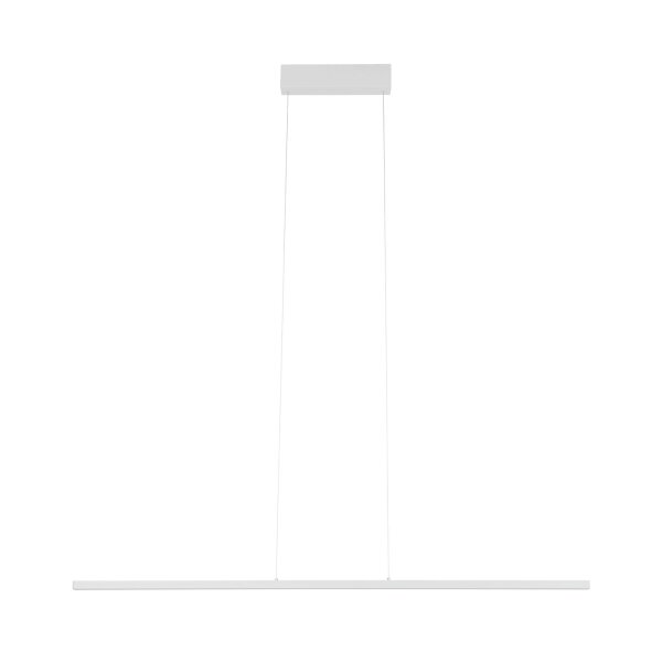 LED Hängelampe Aluminium Stahl Weiß 3000 K L:120 cm
