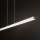 LED Hängelampe Aluminium Stahl Weiß 3000 K L:120 cm