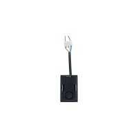LED Einbauspot Schwarz Aluminium IP65 3000 K rund