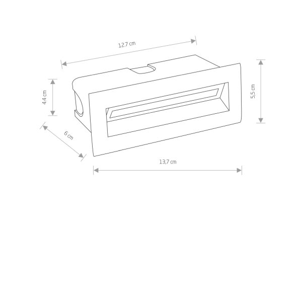 LED Bodeneinbauleuchte Schwarz Aluminium 3000 K B:13 cm