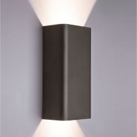 Up Down Wandlampe Stahl Graphit GU10 B:11 cm Modern