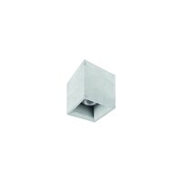 Deckenleuchte Beton Grau GU10 B:9 cm Modern eckig