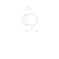 Wandleuchte Glas Stahl Chrom IP44 G9 B:8 cm blendarm